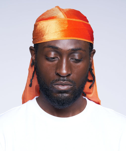 Orange Velvet Durag