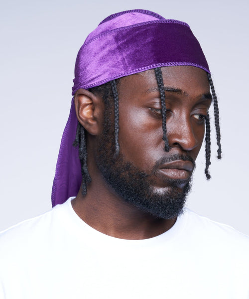 purple velvet durag