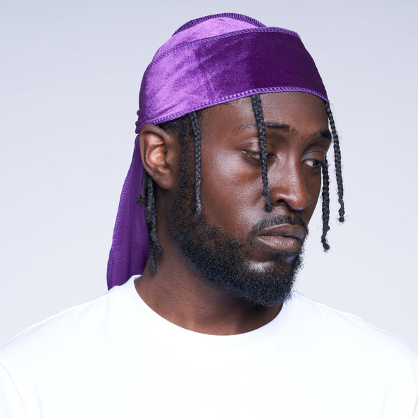 Lux-Ru Burgundy Boss Vibe Velvet Durag – Lux Ru