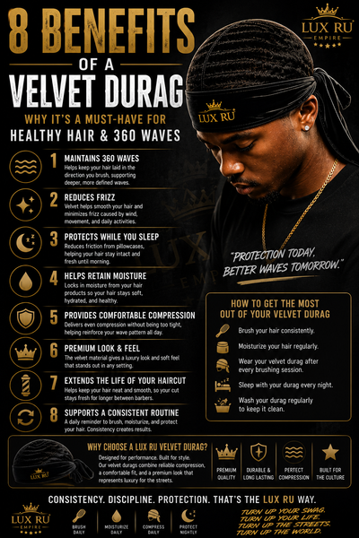 8 Benefits of a Velvet Durag for Healthy Hair and 360 Wave