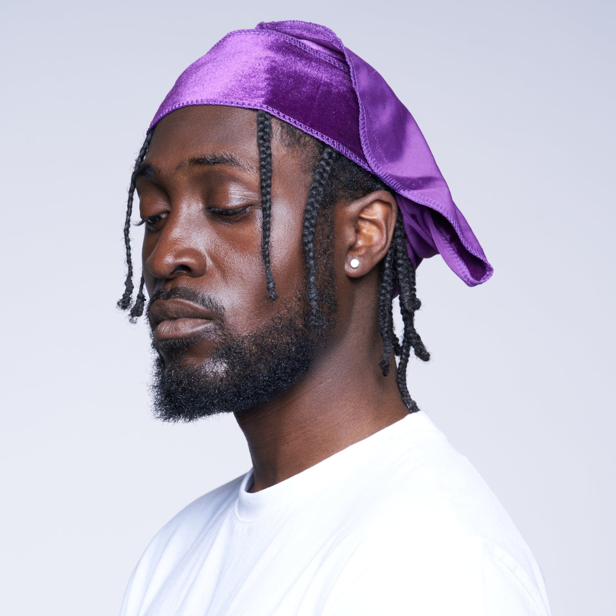 Purple velvet durag - Durag Waves