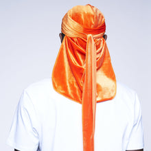 Orange Velvet Durag