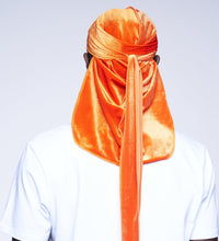 Orange Velvet Durag